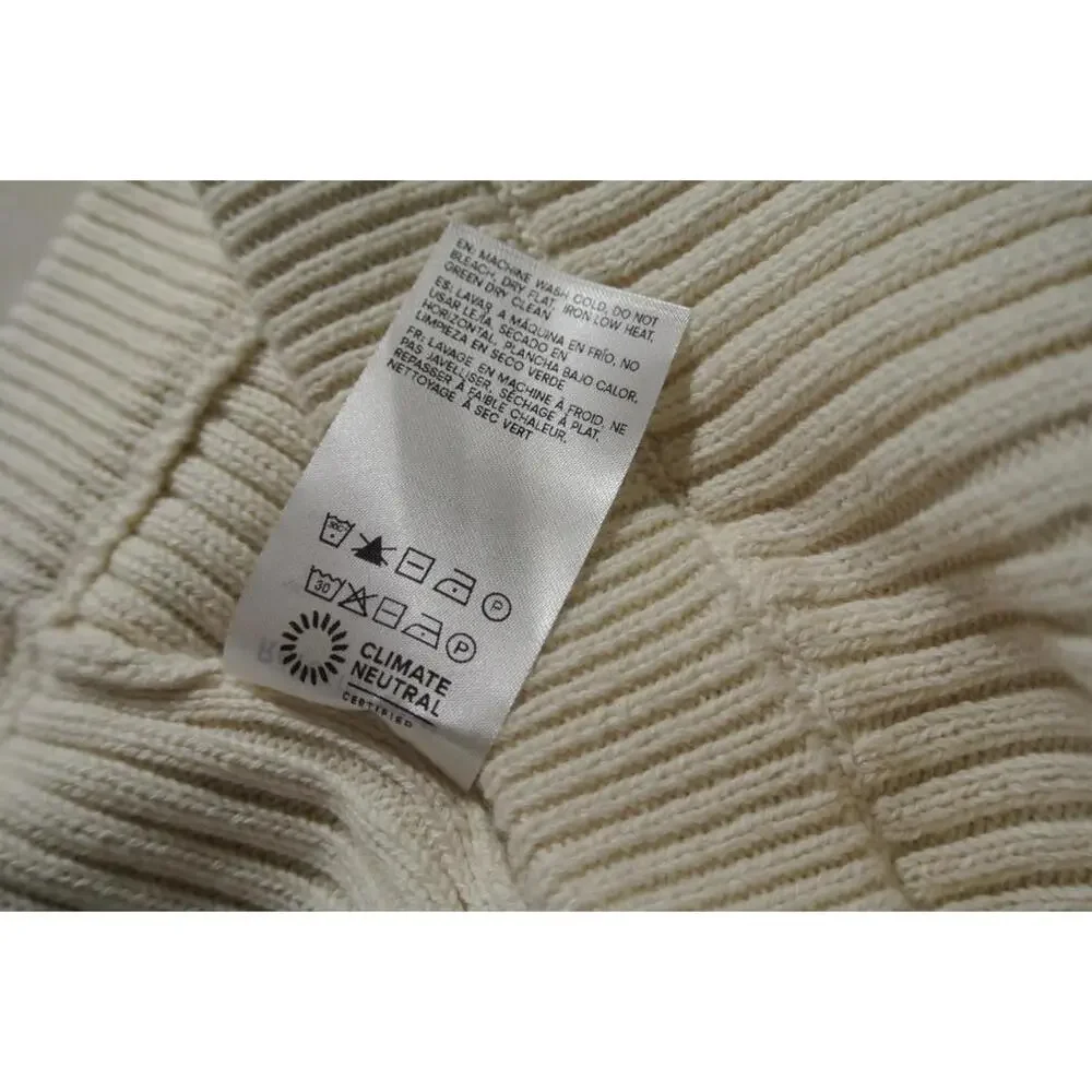 NEW, Reformation Kate Cotton Knit Two Piece in Gossamer Size XL #MD1087 - Picture 6 of 11